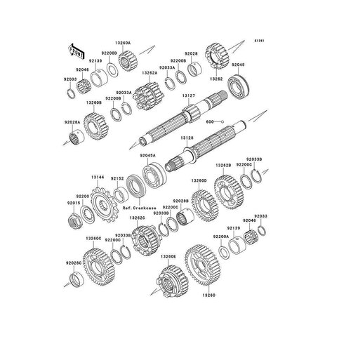 GEAR,OUTPUT 2ND,37T