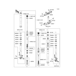 PIPE-FORK INNER,RH,GRAY