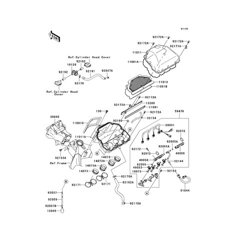 TUBE,CRANK CASE-AIR FILTE