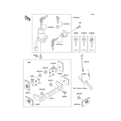 FEDER BREMSLICHTSCHAL