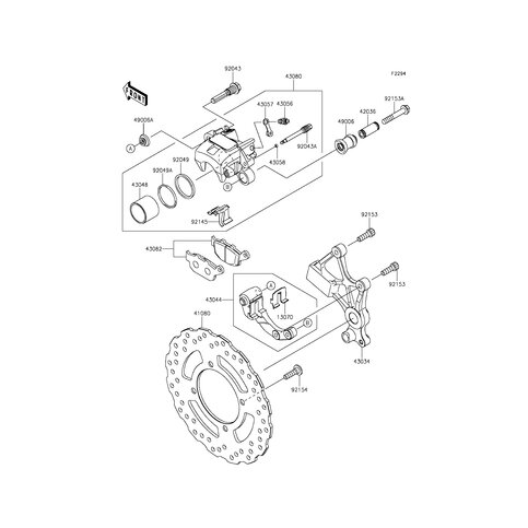CALIPER-SUB-ASSY,RR,BLACK