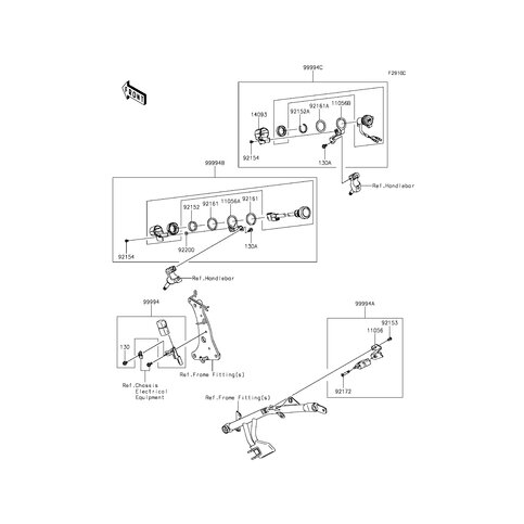 BRACKET,HELMET LOCK