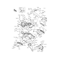 BRACKET,STRUT COVER,LH