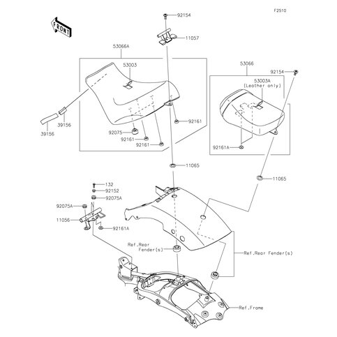 BRACKET,RR SEAT