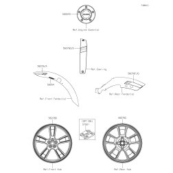 PATTERN,FR WHEEL,BROWN,6X
