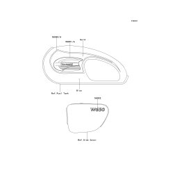 PATTERN,FUEL TANK,LH