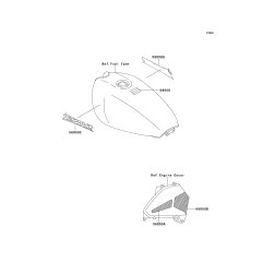 PATTERN,LWR COWLING,R