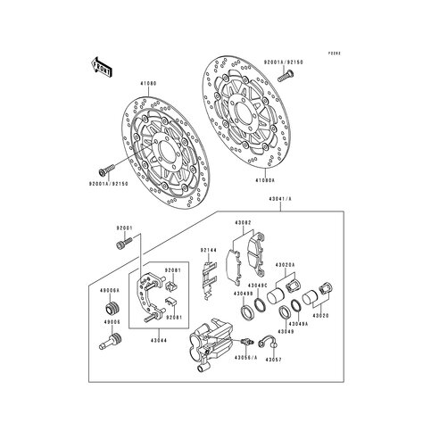 BREMSBELAG VO/HINTEN