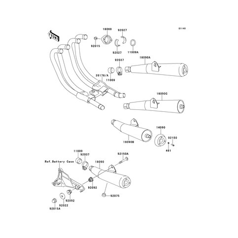 COVER,MUFFLER TAIL