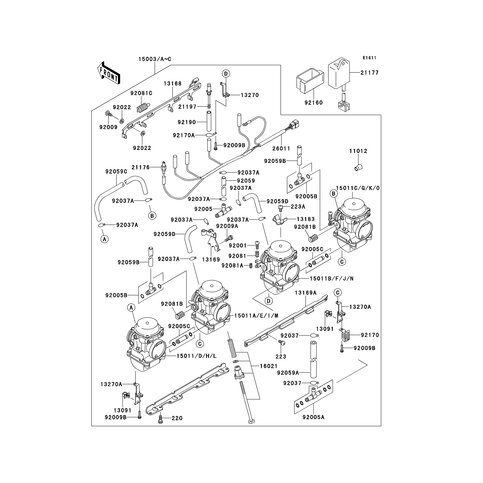 CARBURETOR,RH,INSIDE