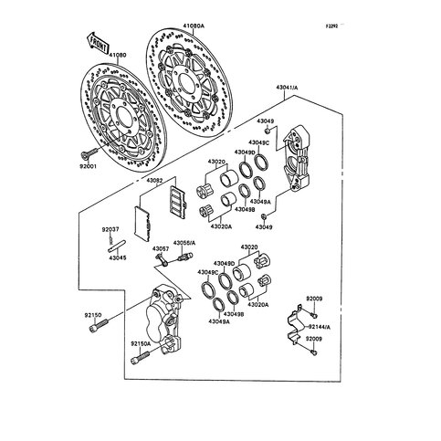 CALIPER-ASSY,FR,RH,GO
