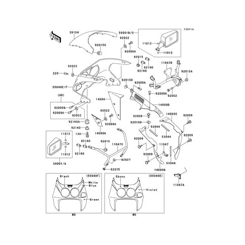 VERKLEIDUNG,GREEN/WH