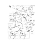 VERKLEIDUNG,GREEN/WH