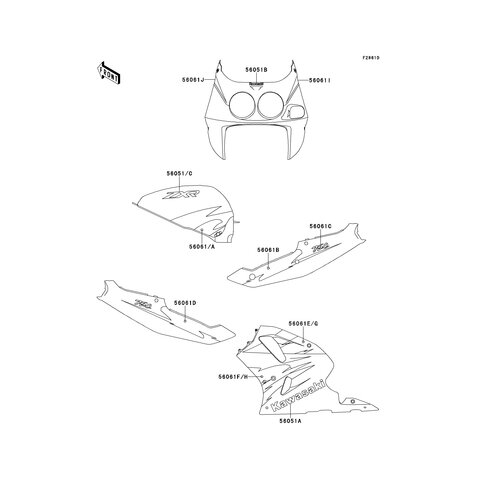 PATTERN,LWR COWLING,L