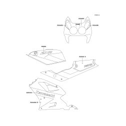 PATTERN,LWR COWLING,L