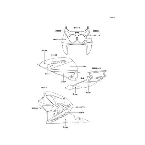 PATTERN,LWR COWLING,R