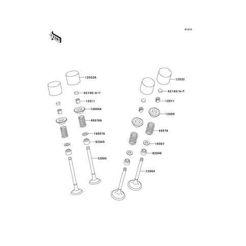 RETAINER-VALVE SPRING