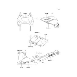 PATTERN,CNT COWLING,RR,RH