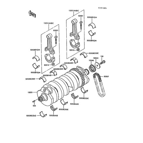 PLEUELLAGERSCHALE BLA