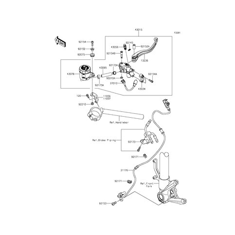 RESERVOIR FR,Brembo Smoke