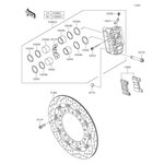 BREMSZANGE KOMPL RE VO