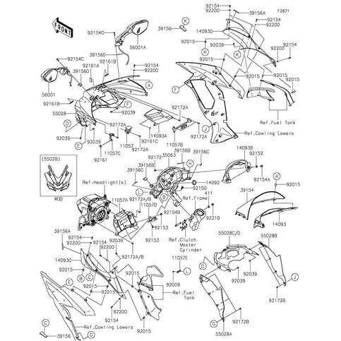 BRACKET,HEAD LAMP