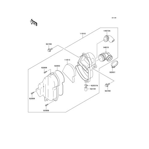 DUCT,CARBURETOR