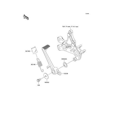 HEBEL KPL, BREMSPEDAL