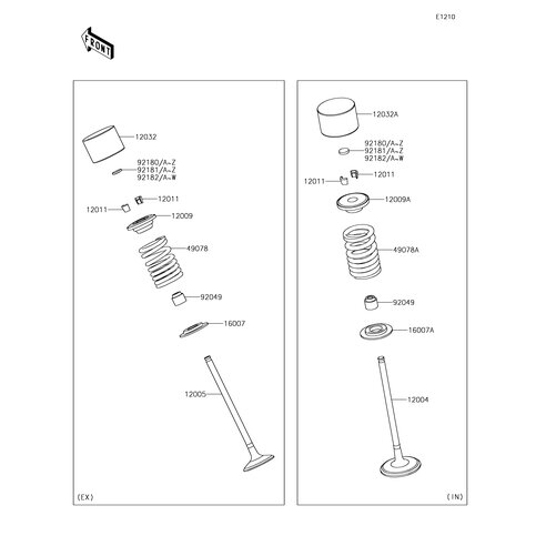 RETAINER-VALVE SPRING