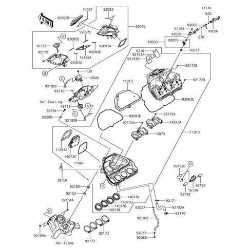 TUBE,AIR CLEANER-ASV