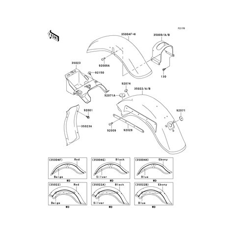 BRACE,FRONT FENDER,C.