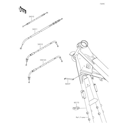 CABLE-THROTTLE,CLOSING