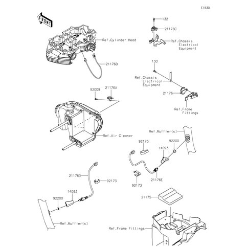 COVER,OXYGEN SENSOR