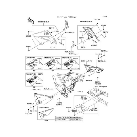 MOTORVERKLEIDUNG,RE,GRN