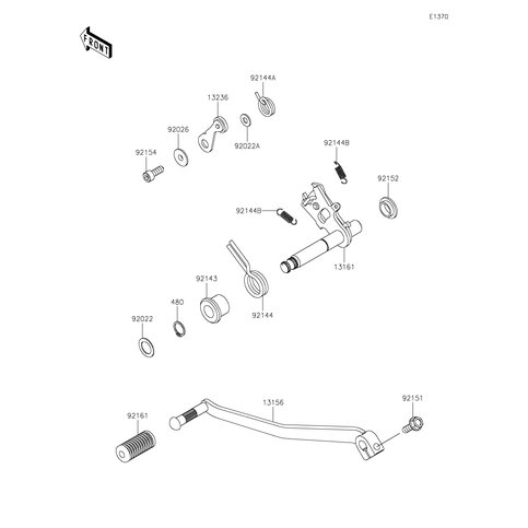 LEVER-CHANGE,PEDAL