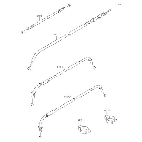 CABLE-THROTTLE,CLOSING