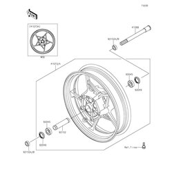 WHEEL-ASSY,FR,G.BLACK
