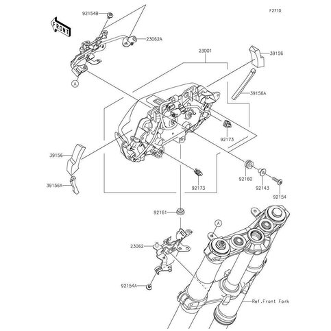 BRACKET-COMP,HEAD LAMP,UP