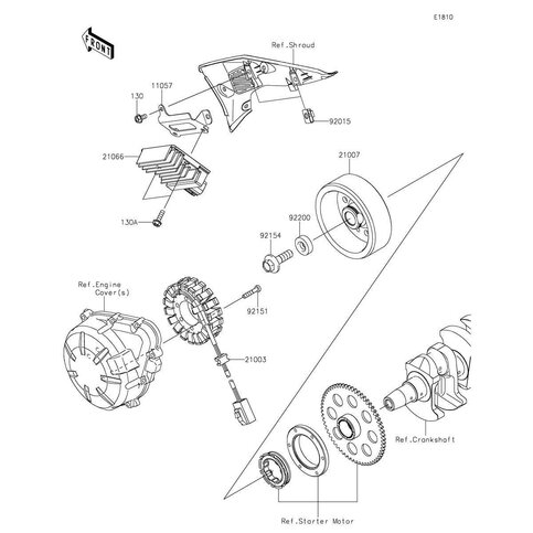 BRACKET,REGULATOR