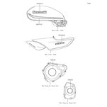 AUFKL.RE TANK KAWASAKI 3D