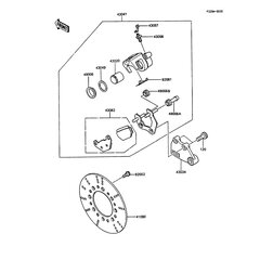 HOLDER-BRAKE,REAR CAL