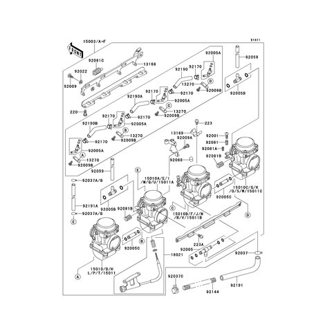 CARBURETOR,LH,INSIDE