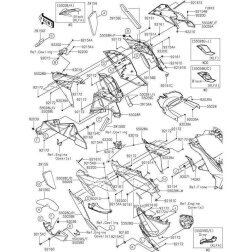 PAD,MID SIDE COWL.,LH