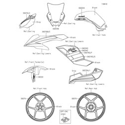 MARK,SIDE COWL.,1000SX,3D