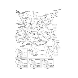 PAD,LWR COWLING,RH,UPP
