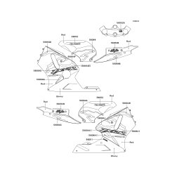 PATTERN,LWR COWLING,CNT,R