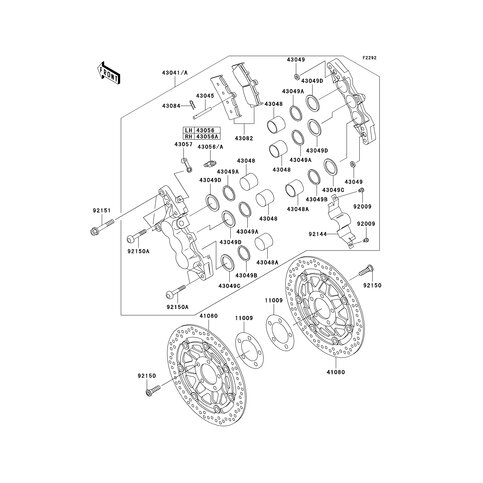 CALIPER-ASSY,FR,RH,GO
