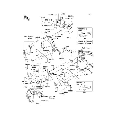 COWLING,SIDE,LH,M.S.BLACK