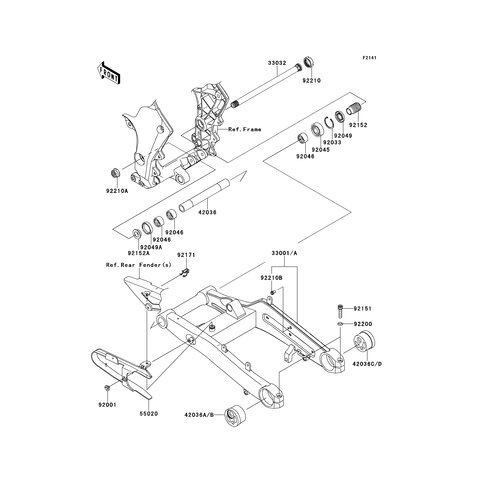 SLEEVE,REAR AXLE,LH,A
