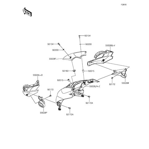 COWLING,UPP,LH,C.B.ORANGE